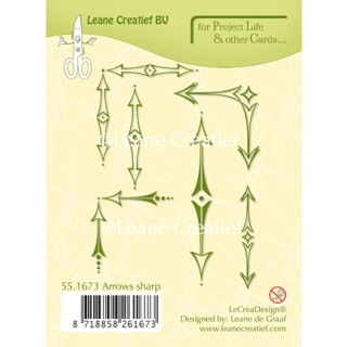 (55.1673)Clear stamp Arrows sharp