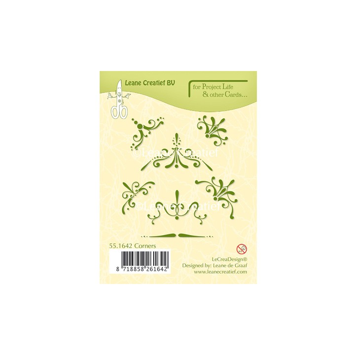 (55.1642)Clear stamp Corners