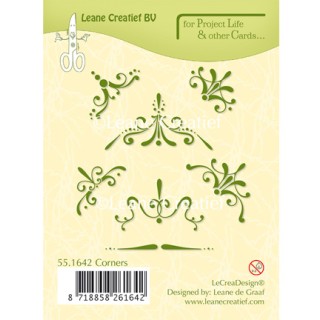 (55.1642)Clear stamp Corners