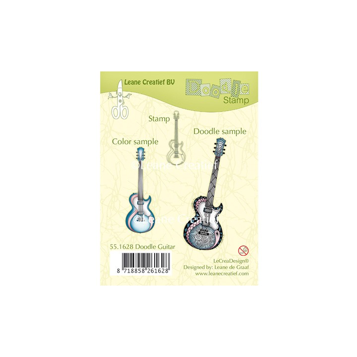 (55.1628)Doodle stamp Guitar
