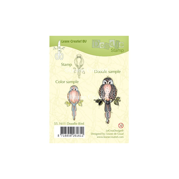 (55.1611)Doodle stamp Bird