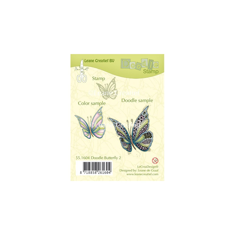 (55.1604)Doodle stamp Butterfly 2