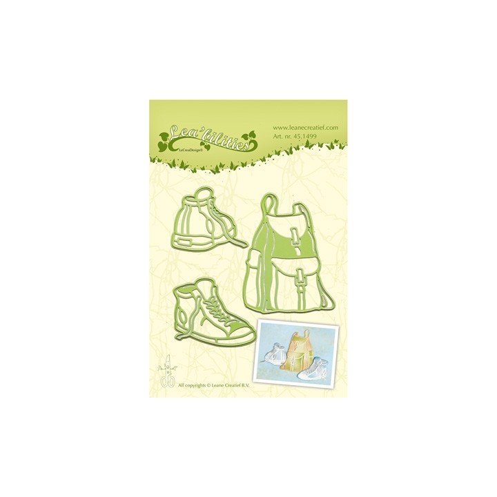 (45.1499)Lea'bilitie mal die Sneakers & back pack