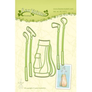 (45.1475)Lea'bilitie mal die Golf bag & clubs