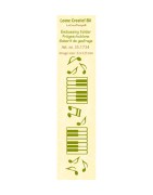 (35.1734)Border embossing folder Music