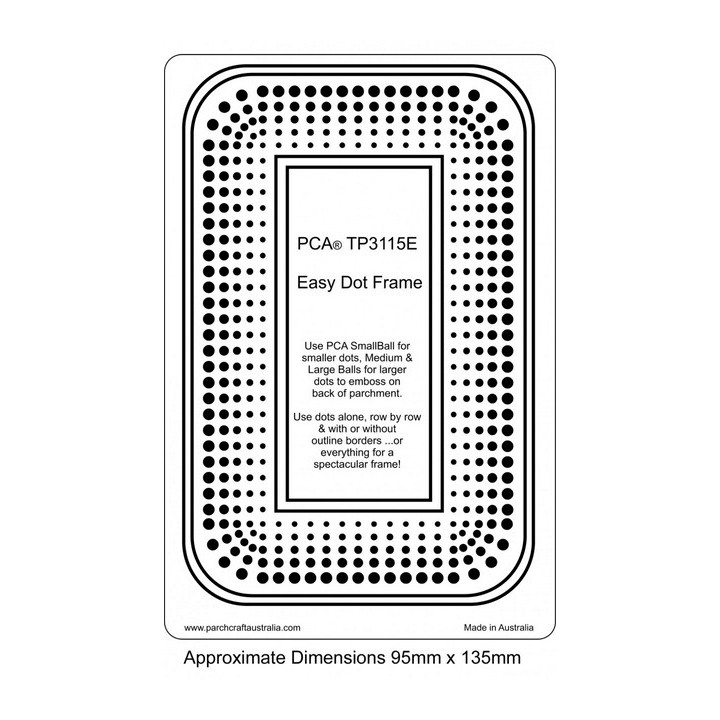 (TP3115E)EMBOSSING Easy Dotty Frame