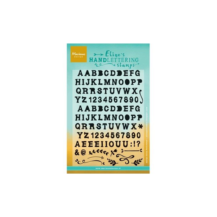 (ec0160)Clear Stamp Eline's Handlettering - Bold