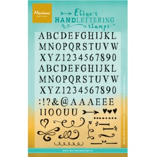 (ec0158)Clear Stamp Eline's Handlettering - Light