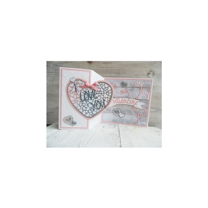 (CS0950)Clear stamp Hearts set