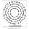 (TP3116E)EMBOSSING Easy Rope Circle Frames