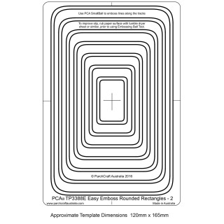 (TP3388E)EasyEmboss Rounded Rectangles - 2