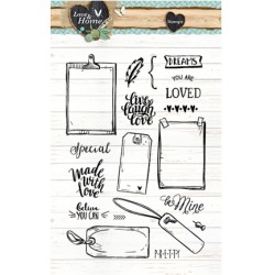 (STAMPLH126)Clear Stamps Love & Home nr.126
