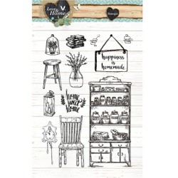 (STAMPLH125)Clear Stamps Love & Home nr.125