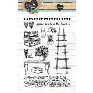 (STAMPLH124)Clear Stamps Love & Home nr.124
