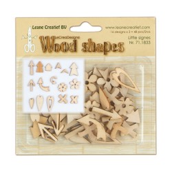 (71.1833)Leane Creatief Wood Shapes Little signs