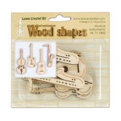 (71.1802)Leane Creatief Wood Shapes Musical instruments