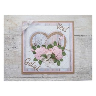 (CR1351)Craftables stencil heart (basic shape)