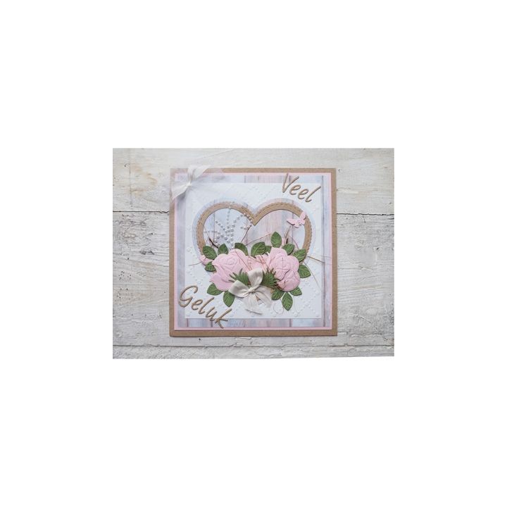 (CR1351)Craftables stencil heart (basic shape)