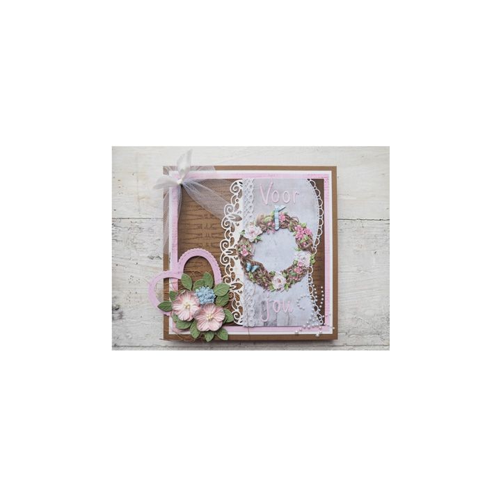 (CR1351)Craftables stencil heart (basic shape)