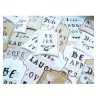 (CR1353)Craftables stencil label XL & labels XS