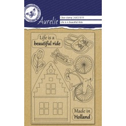 (AUCS1019)Aurelie Life Is A Beautiful Ride Clear Stamps