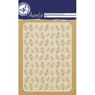(AUEF1021)Aurelie Tulips Background Embossing Folder
