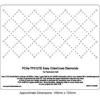 (TP3127E)EMBOSSING Easy CrissCross Diamonds