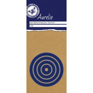 (AUCD1028)Aurelie Stitched Circle Mini Nesting Die