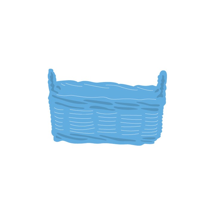 (LR0404)Creatables stencil Tiny's basket