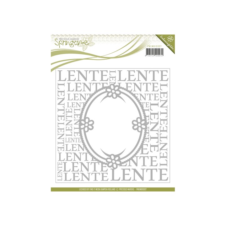 (PMEMB10007)Precious Marieke - Embossing Folder - Springtime