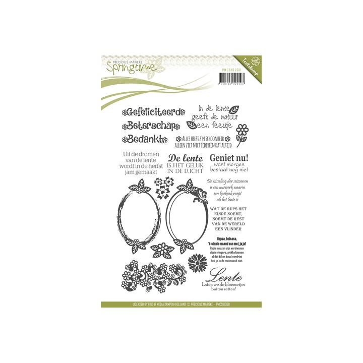 (PMCS10008)Precious Marieke - Springtime - Clear stamp