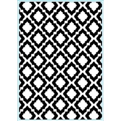 (KB103)Elizabeth Craft Design Embossing folder Trendy Tiles 2
