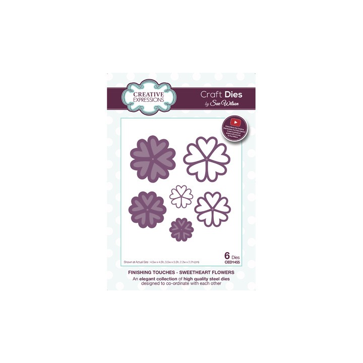 (CED1455)Craft Dies - Sweetheart Flower