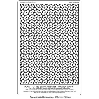 (TP3138E)EMBOSSING Easy Cross Hatch Woven Wavy