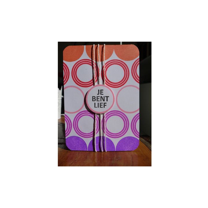 (6410/0390)Clear stamp Round n round tekst Rijan