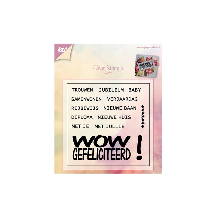 (6410/0392)Clear stamp Wow