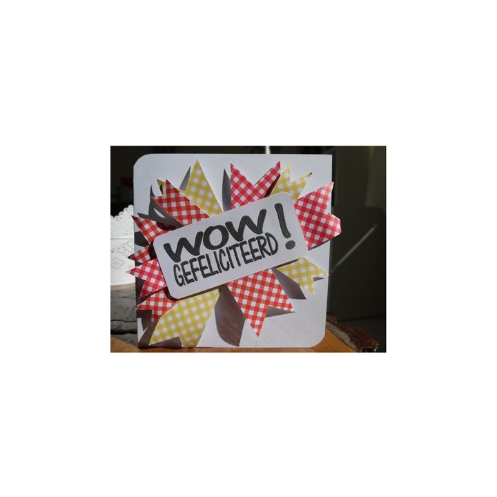 (6410/0392)Clear stamp Wow