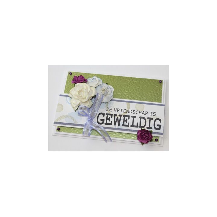 (6410/0391)Clear stamp Geweldig