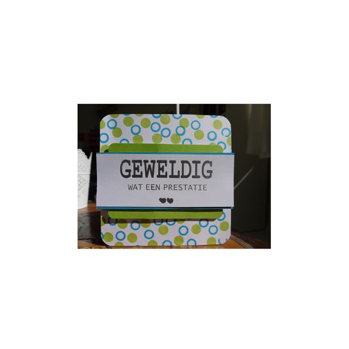 (6410/0391)Clear stamp Geweldig