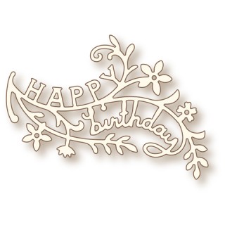 (SD0064)Wild Rose Studio`s Specialty die - Birthday Branch