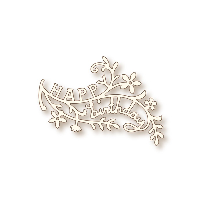 (SD0064)Wild Rose Studio`s Specialty die - Birthday Branch