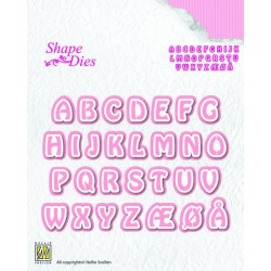 (SD080)Nellies Choice Shape Die - Alphabet 3