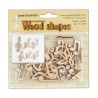 (71.1819)Leane Creatief Wood Shapes Musical notes