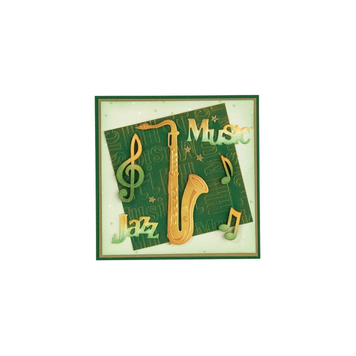 (71.1819)Leane Creatief Wood Shapes Musical notes
