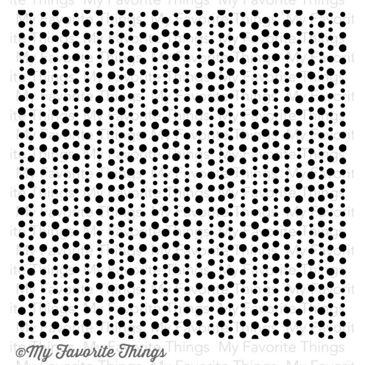 (BG-68)My Favorite Things Lots Of Dots Background Stamp