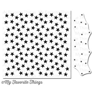 (BG-69)My Favorite Things Starry Night Builder Background Stamp