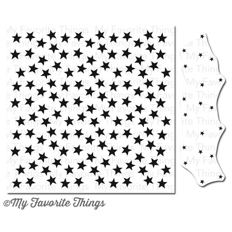 (BG-69)My Favorite Things Starry Night Builder Background Stamp