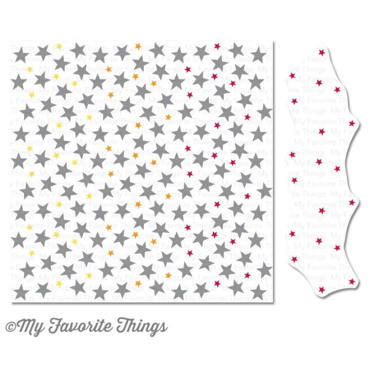 (BG-69)My Favorite Things Starry Night Builder Background Stamp