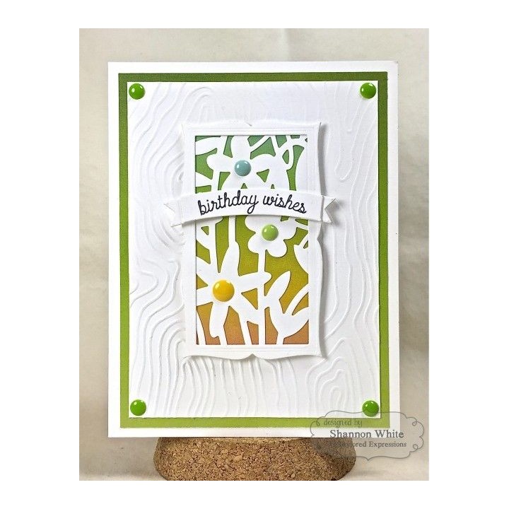 (TEEF17)Taylored Expressions Woodgrain Embossing Folder
