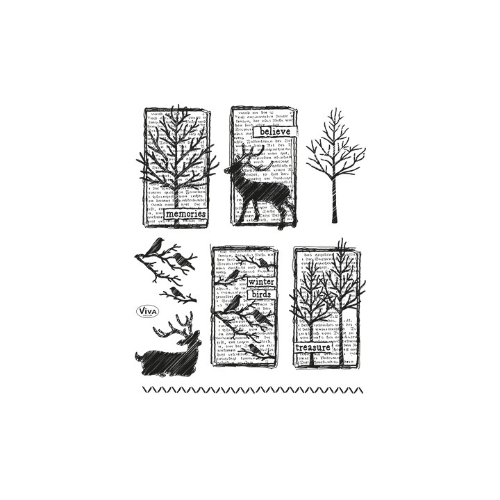 (4003 148 00)Clear Stamps - Winterimpressionen